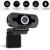 HD1080P Mini-Webcam, Webkamera, integriertes Mikrofon, Live-Übertragungskamera, USB-Videorecorder, Online-Lektion, Grundlagen des Home-Office