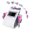 Ny kampanj 6 i 1 Ultraljuds kavitation Vakuumradiofrekvens Lipo Laser Slimming Machine för SPA Bra resultat