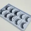 NYA 5PAIRS 25mm 3D Mink Eyelashes Bulk Faux med Custom Box Wispy Natural Lashes Pack Short Wholes Long False Eyelashes8346121