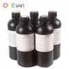 2500 ml UV-inkt CMYKW SET. A3, A4-printers, Flatbed-cilinders, Rotary Printers gebruiken inkt, harde inkt. 5 Bottles1 Refill Kits