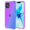 Casos de telefone celular para iPhone 14 Pro m￡ximo 13 mini 12 11 xs xr x 8 7 mais se gradiente de almofada de ar gradiente colorido transparente transparente de borracha macia tpu tampa de silicone