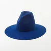 Fashion top light wool jazz top hat catwalk shopping travel felt hat