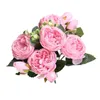 Köpfige künstliche philippinische persische rose blumenstrauß simulation floral hause hochzeitsfest dekoration plastische seide gefälschte blumen