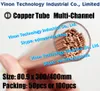 Tubo di rame multicanale da 0,9x400 mm (50 pezzi o 100 pezzi) Tubo multiforo per elettroerosione Diametro elettrodo in rame = 0,9 mm Lunghezza = 400 mm per trapano per elettroerosione