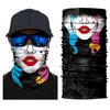 Halloween Koszulka Maska Scarf Joker Headband Balaclavas Czaszki Masquerade Maski do Motocyklu Narciarskiego Kolarstwo Wędkowanie Sportów Zewnętrznych FY6098
