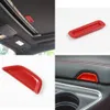 Kit interni per auto rossi Kit decorazione cruscotto controllo centrale 37PC per accessori auto Dodge Challenger 15+