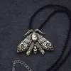 12 pièces tête morte collier papillon insecte lune papillon pendentif collier Sanlan bijoux