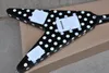 Free Shipping Randy Rhoads Signature Flying V Duplex vibrato Electric Guitar Polka Dot Finish Top China Guitar