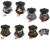 Máscara facial de camuflaje al aire libre Máscara protectora UV Cubierta facial Ciclismo Bufanda mágica Bandana Pañuelo sin costuras HH9-3198