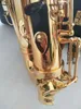 Новое Самое лучшее качество Золотой саксофон YAS-875EX Япония Марка саксофон E-Flat музыкальный инструмент с мундштуком