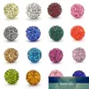 Mode kristall pärlor 10mm rhinestones löst pärla för smycken gör DIY armband tillbehör varm försäljning 100pcs grossist