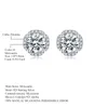 GEM'S BALLET 925 Sterling Silver Moissanite Bijoux 5.0mm 1.0Ct D Couleur Moissanite Diamant Boucles D'oreilles Pour Les Femmes De Mariage