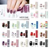 Nagellackremsor DIY vattentät nagelomslag söta tecknad mönster klistermärken patch för kvinnor konstklistermärken2080389