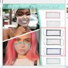ソリッドろう難紙マスクPETリップマスク透明マスクコットンマスクの目に見える口の顔カバーantifog alhearoopクリアフェイスマスク5163
