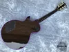 China guitarra elétrica loja OEM G guitarra personalizada Ebony escala de madeira de uma peça pescoço e corpo Roxo encadernação madeira de bordo flamejante AB6735306