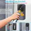 1080P inteligente WiFi Vídeo Doorbell Camera Visual Intercom Night Vision IP Campainhas Wireless Home Security Camera Com Chime