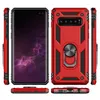 Rüstungsschockdelie -Telefonhülle für Samsung Galaxy S10E S10 5G S9 S8 Plus Note 10 plus 9 8 Autohalter magnetisch Fingerring -Telefonabdeckung