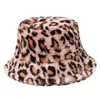 New Outdoor Multicolor Rainbow Faux Fur winter Bucket Hats Women girl Letter Pattern fisherman hat Soft Warm lady panama Gorros