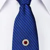 Nouvelle arrivée hommes fleurs cravate Tack avec chaîne 12 couleurs cristal chemise bijoux mode épingle à cravate cadeaux de mariage livraison gratuite