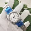 Articoli caldi di alta qualità Guarda Auto 39mm White Dial Steel Mens Watch 114300 Asia 2813 movimento meccanico automatico orologi da uomo