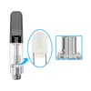 Ceramic oil vape cartridge .5ml 1.0ml cartridges 510 tank thick oil vape tank vaporizer with ceramic tip ceramic core