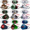 Digital print respirator for Halloween clowns skulls with PM2.5 filters Fashion face Mask Face Mouth Masks Anti-Dust washable cotton masks