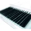 Natuhana groothandel 30cases/lot 16rows Natural Mink Single Eyelash Extension Individual Fake False Eye Lashes Extension