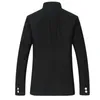 Nuevo Tang 2020 Hombres Black Slim Tunic Jacket Un solo Blazer Blazer Escuela Japonesa Uniforme Gakuran College Abrigo