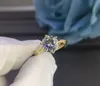 1ct الاسترليني الفضة الزفاف الذكرى moissanite خاتم الماس الاشتباك حزب الجسم مجوهرات النساء عيد 2020 هدية الهيب هوب