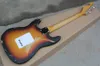 Fabriksanpassad tobaks Sunburst Elektrisk gitarr med vintage stil, SSS-pickup, Chrome-maskinvara, kan anpassas