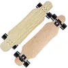 Kaykay 9 katlı akçaağaç Boş kaykay çift içbükey kaykaylar doğal paten güverte kurulu 24 inç longboard diy part1