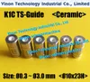 K1C TS Руководство d = 0.3-3.0mm (Новый тип D10x23H) Корпус из нержавеющей стали + керамический Вставка EDM Дрель Руководство по K1C, SH2 небольшое отверстие EDM Так член TS-гид