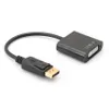 منفذ عرض DisplayPort إلى DVI Converter Cable DP إلى محول DVI-I لجهاز الكمبيوتر المحمول كمبيوتر الكمبيوتر الشخصي