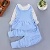 Set di vestiti per neonata per bambini manica lunga casual per bambina vestito da bambino per bambino 1 2 3 4 6 anni