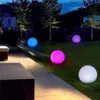 Luci a sfera da giardino a LED impermeabili Luce subacquea RGB a distanza Lampade da giardino per feste di matrimonio di Natale all'aperto Piscina galleggiante