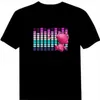 Camiseta LED para hombre, fiesta, Rock, Disco, DJ, sonido activado, camiseta LED, luz arriba y abajo, ecualizador intermitente, Men039s, camiseta brillante8198146