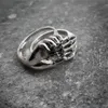 Unisex 316l skelett rostfritt stål ringar men039s unik vänskap kärlek par pussel ring smycken storlek 7146074477