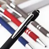 1pc Metal Multifunction Press Ballpoint Pens Aluminum Gift Pen Capacitance Handwriting Touch Screen Pen Custom LOGO With Box1