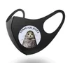 Masque de bouche bricolage noir masque facial sur mesure avec logo masque de bouche en coton Anti-poussière pour cyclisme Camping voyage lavable