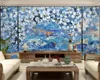 Romantic Floral 3d Wallpaper Nordic Oil Painting Flower Decoration Background Wall Stereo Oil Painting Flower Wallpaper