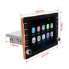 Freeshipping 1din Justerbar 9 "Android 8.1 1080p Touch Screen Car Stereo Radio med knappknapp Quad-Core Ram 1GB ROM 16GB GPS WIFI 3G 4G