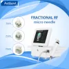 portable gold fractional RF microneedle radio frequency micro needle skin tighten wrinkle removal therapy system beauty machine