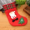 2020 Christmas stocking 24 styles Cute Candy Gift bag snowman santa claus deer bear santa sack christmas ornaments pendants