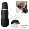 Freeshipping Ultrasonic Face Scrubber Skórka do czyszczenia twarzy Peeling Wibracje usuwanie zaskórnika złuszczające pory narzędzia do czyszczenia