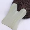 DHL Gua Sha Massage Jade Scraping Tool SPA Salon Piedras De Masaje Facial Back Care Treatment Beauty Health Tools Massage Stones