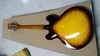 متجر مخصص للذكرى السنوية الخمسين 335 Sunburst CS شبه جوفاء جاز الجاز الغيتار الكهربائي Flame Maple Back Dot Inlays Chrome HA8909123