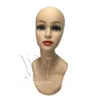 VMAE New High Quality Female Makeup Fiberglass European American Female Mannequin Head Bust For Lace Wigs Display