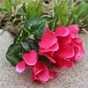 Nep Cyclamen 7 stembos 1378quot Lengte Simulatie Begonia Radijs voor Bruiloft Huis Decoratieve Kunstbloemen1262032