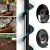 Broca Espiral de Jardim Roto Plantador de Flores Bulbo Eixo Hex Broca de Broca Quintal Jardinagem Canteiro de Plantação Buraco Ferramenta Escavadora