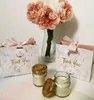 50pcs Boîte de sac cadeau en marbre gris créatif pour fête Baby Shower Paper Boxes Boînes de mariage Favors Boîtes à bonbons1867891